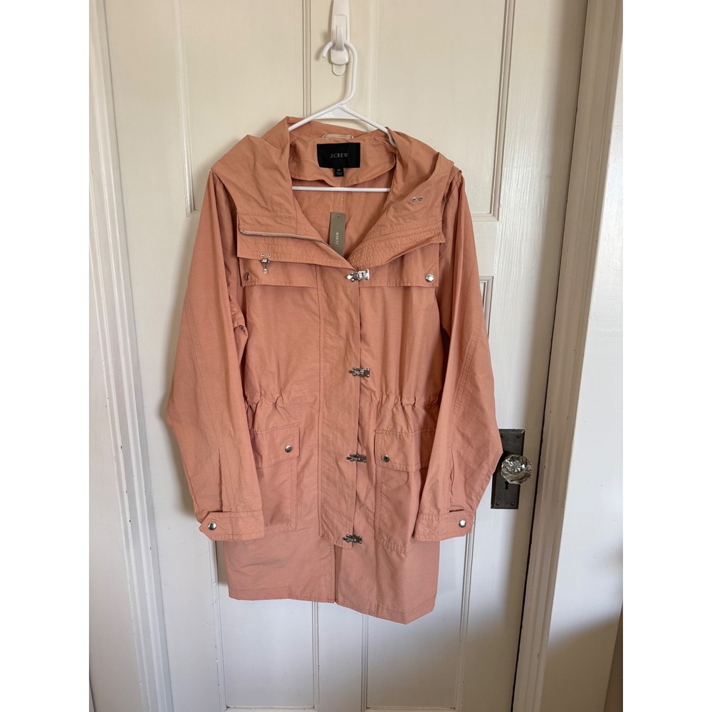 NWT J.Crew Lightweight Utility jacket in soft blush pink size medium tall (MT)